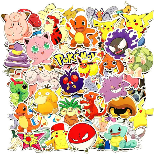 160 stk Tegneserie Anime Vanntette Klistremerker for Koffert Skateboard Laptop Datamaskin Vannflasker for Tenåring Barn Student