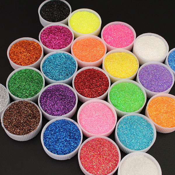 Nail Glitter Powder - Allmänt + Symphony 24 ColorsSkönhet och hälsa