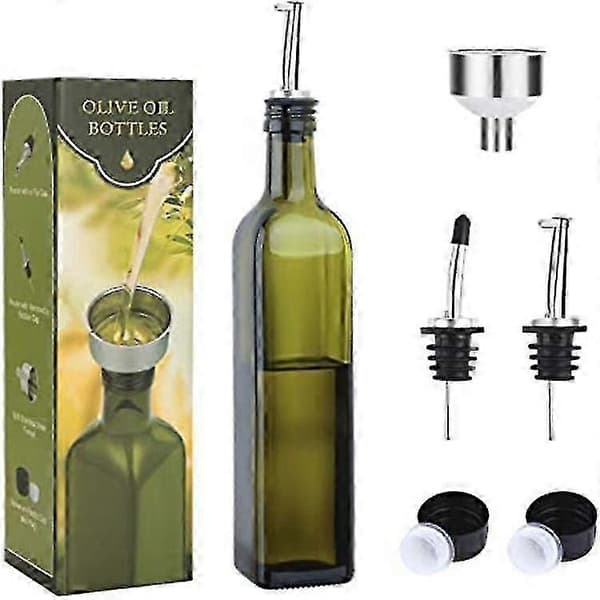 Olivenoljehellerflaske glass 500ml med trakt