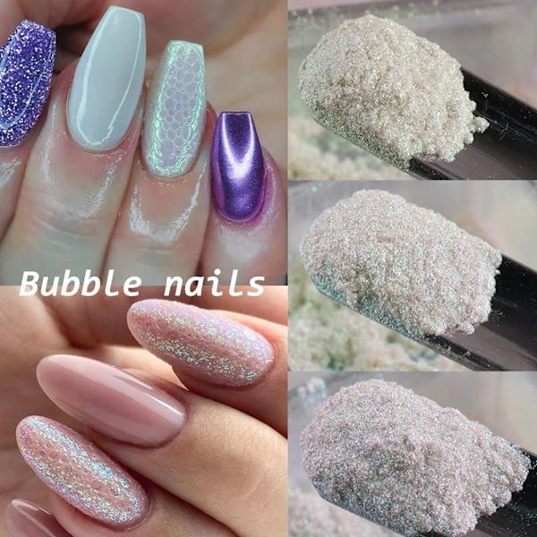 Nail Art Solid Magic Mirror Powder - 6 färger Solid Powder 09make up