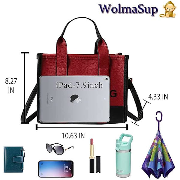 The Tote Bag til kvinder Dupes Mini læder Tote Bag Small Personalized Crossbody håndtasker