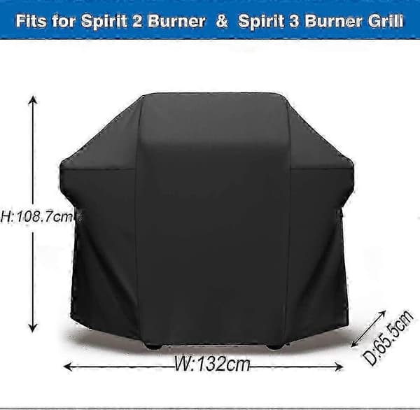 Weber Spirit E310 Grillovertræk 600D Udendørs Gas BBQ Tilbehør 132x66x109CM