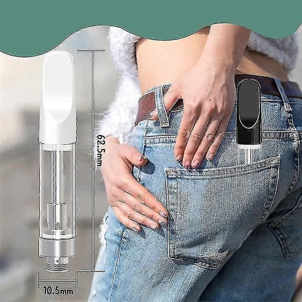 20 stk. tomme opbevaringspatroner til 1,0 ml glaskeramik, nemme at fylde