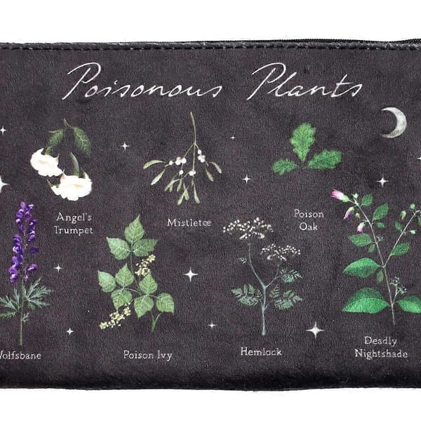 Giftige planter toalettmappe One Size Black
