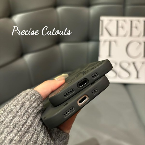 til iPhone 16 Pro Max Cover 6.9 Tommer 2024, Æstetisk Hjerteprint iPhone 16 Pro Max Cover til Kvinder Piger Mænd, Silikone Beskyttende Telefon Cover til iPhon Zebra Stripe iPhone 16 Plus