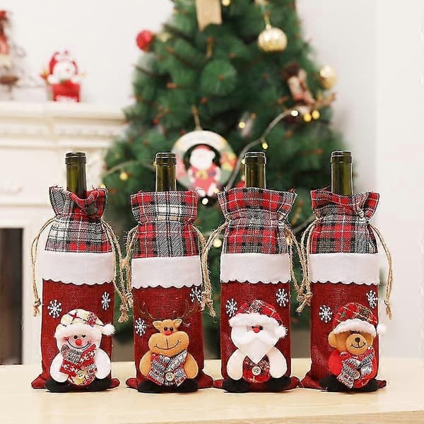 Julevinflaskedeksel God Jul