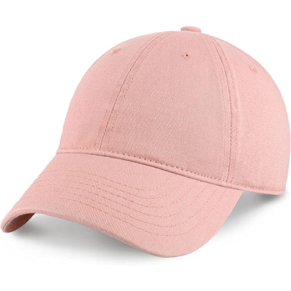 Unisex Cotton Baseball Cap for Men and Women Adjustable Lightweight Polo Style Curved Brim（Desert Rose）