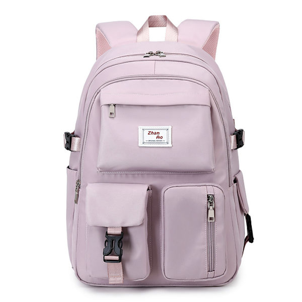 Large Capacity Backpack, Multi-Pocket Backpack Waterproof School Backpack - Purple