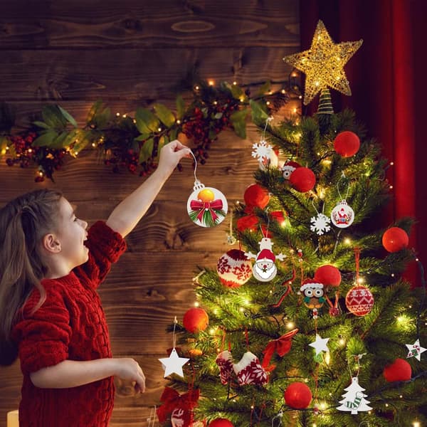 Julepynt i træ, DIY juleophæng, jul