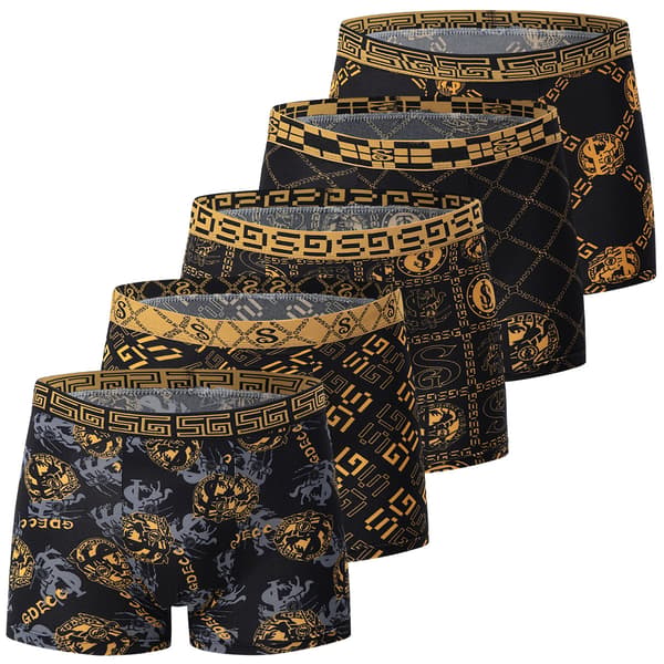 10-pak herreunderbukser, afslappede boxer briefs, åndbare og behagelige elastiske boxershorts, træningsshorts