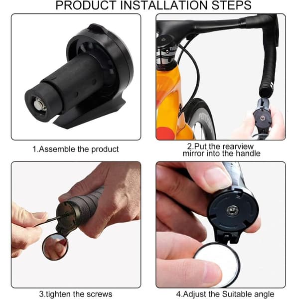 Pieces Bicycle Mirror Bicycle Mirrors E-Scooter Mirrors Rearview Mirror Re