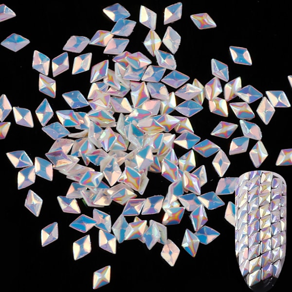 Nail Art Diamond Sequins Stereo Rhombus-1g Pack 12 Färger Setmake up