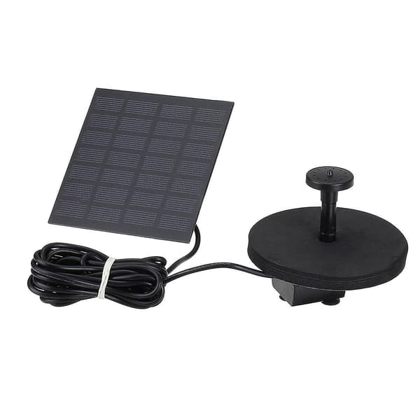 Solfontän vattenpump för fågelbad solpanel kit fontän för liten damm trädgård solpumpsutrustning