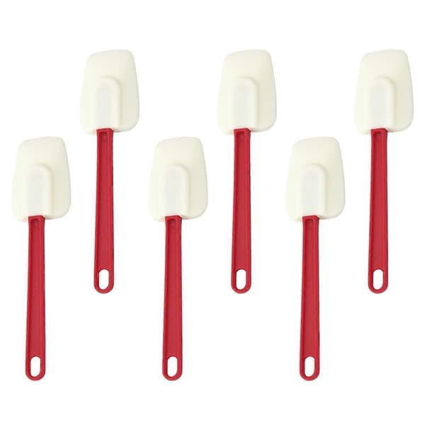 Silikongummiskrape og skjegummiskrape, høytemperaturskrapespoon, kommersiell matlagingsskrape gummiskrape