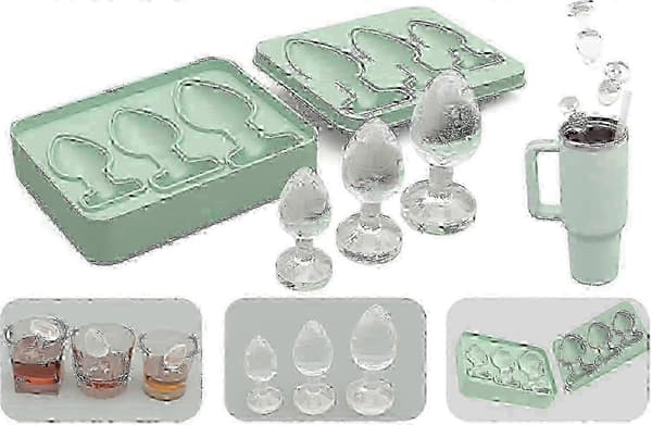 Silikoneform til DIY-prank numsepropformede isterningebakker_ynad Beige