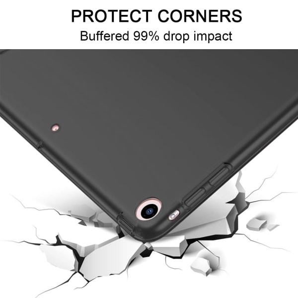 Smartphone CaseSmart Case Cover Translucent Matte Back Magnetic Case med Auto Sleep/Wake Funktion-sort