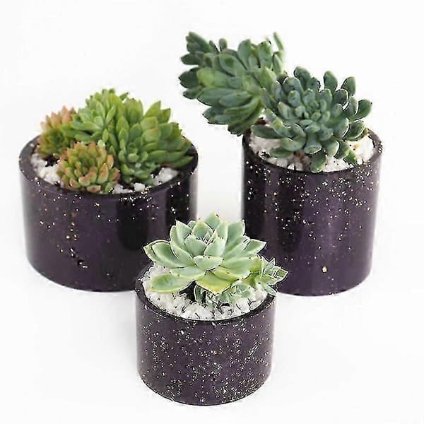 DIY cylindrisk blomkrukform, multifunktionell hantverkssilikonform, lämplig för hemkök. M