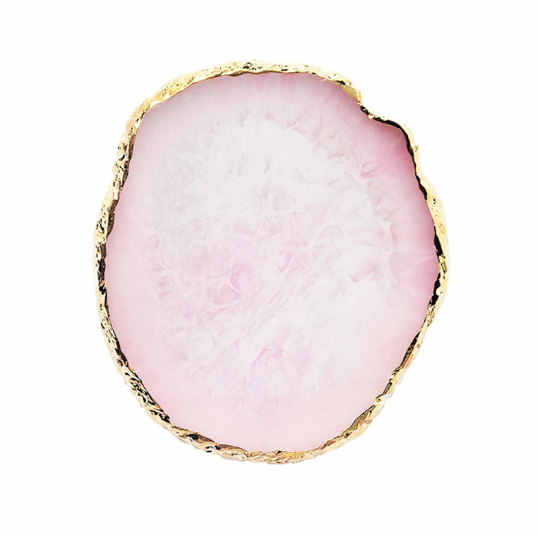 Nagelkonst Oval Palett Onyx Sten (Rosa) smink