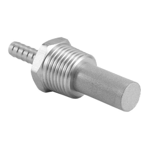 Hjemmebrygning Inline Iltning Diffusionssten Beluftningssten 1/2 Npt Karboneringssten Silver