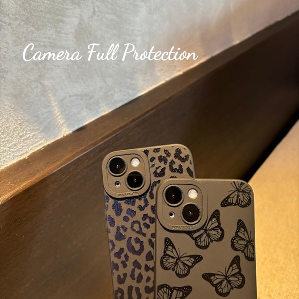 iPhone 16 Pro Max Skal 6,9 tum 2024, Estetisk Hjärtan Print iPhone 16 Pro Max Skal för Kvinnor Flickor Män, Silikon Skyddande Telefonfodral för iPhone Butterfly iPhone XR