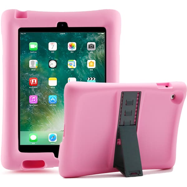 Silikone børnecover til iPad 2/3/4, lyserød pink Silikon/Gummi