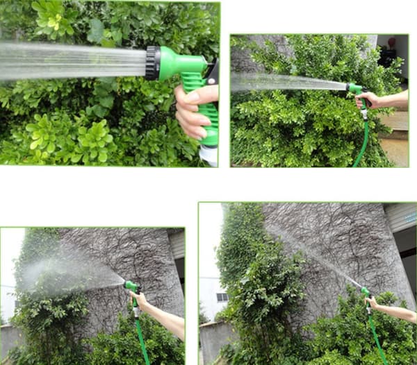 Extendable Water Hose with Nozzle, 5-15 meters