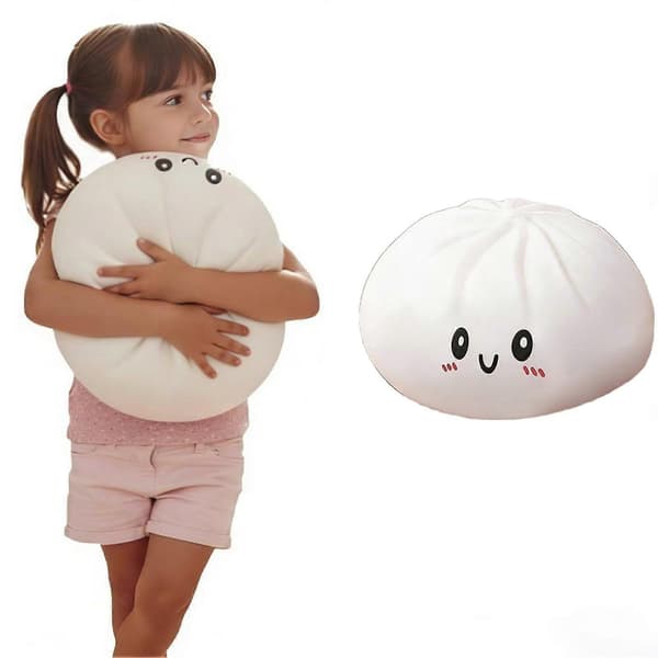 Jumbo Stressball 9,8 Tommer Dumplingformet Klemmeleke for Angstlindring og Sensorisk Lek