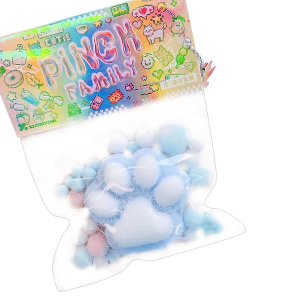 Taba Katt Tass Squishy Legetøj, Kawaii Stress Relief Squeeze Legetøj til Dyreelskere