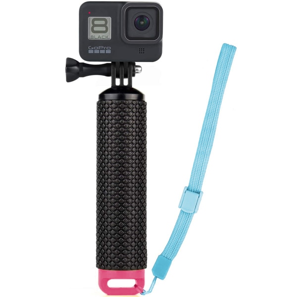 Vedenalainen kelluva kahva, vedenpitävä käsikahva, monopod-selfiekeppi, toimintakamera - punainen