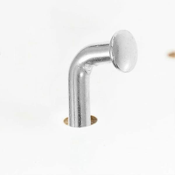 60 st pallställsfallstift: Säkerhetsklämmor för lager- och hyllsystem i hemmet 3.60X1.20X0.60CM Silver