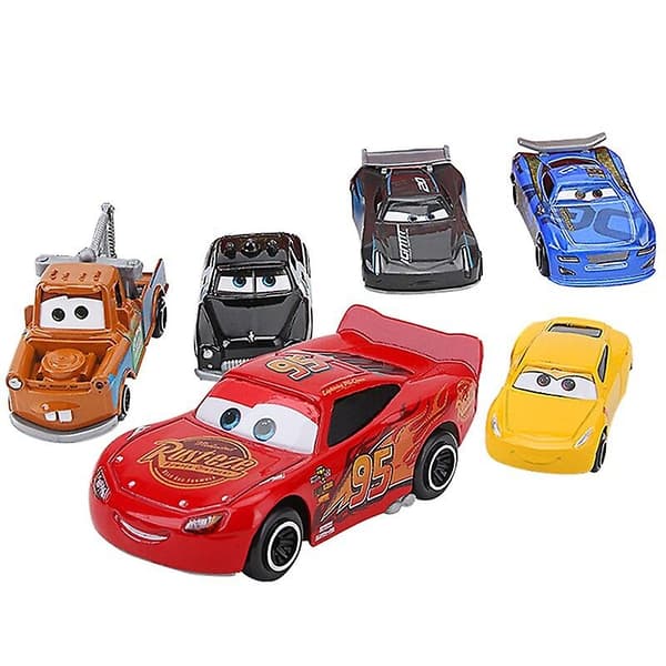 7-delars set Disney Pixar bil 3 modell leksak pojke julklapp