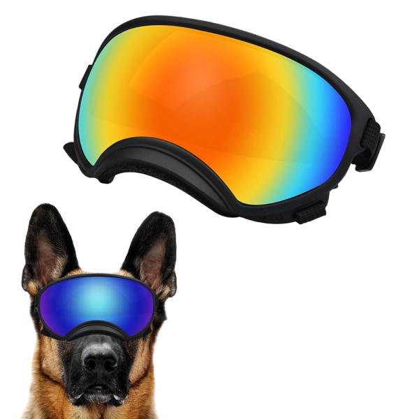 Dog Goggles Medium-Large Breed Uv Dog Sunglasses Magnetic Clear Lens Windproof Snow Sports Pet Glasses-Shape7