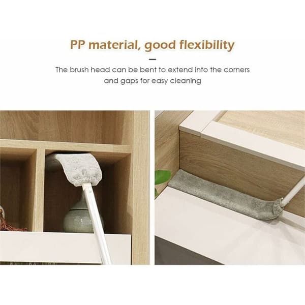 Duster, Adjustable Telescopic Pole, Wet and Dry Tools, Household and Floor Cleaning, for Under the Bed, Sofa, Wardrobe-