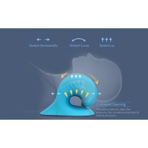 Neck Stretcher - Stretches Neck Muscles - blue