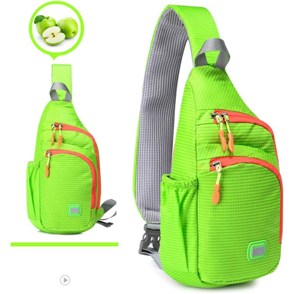 Liten Sling Ryggsäck Vattentät Unisex Axelväska Bröst Korsa Dagryggsäck