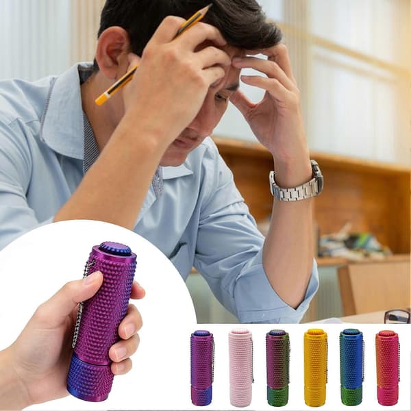 Sensorisk Gripper Roller - Roterende Top & Klikker - mod Angst & Stimming Black