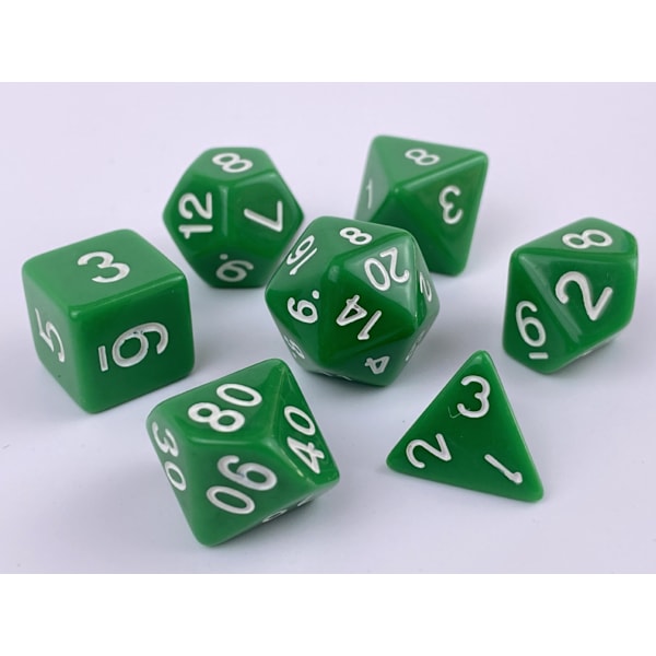 7 x 7 (49 stycken) Polyhedral tärningar 7 färger Rollspel Tärningar Gam
