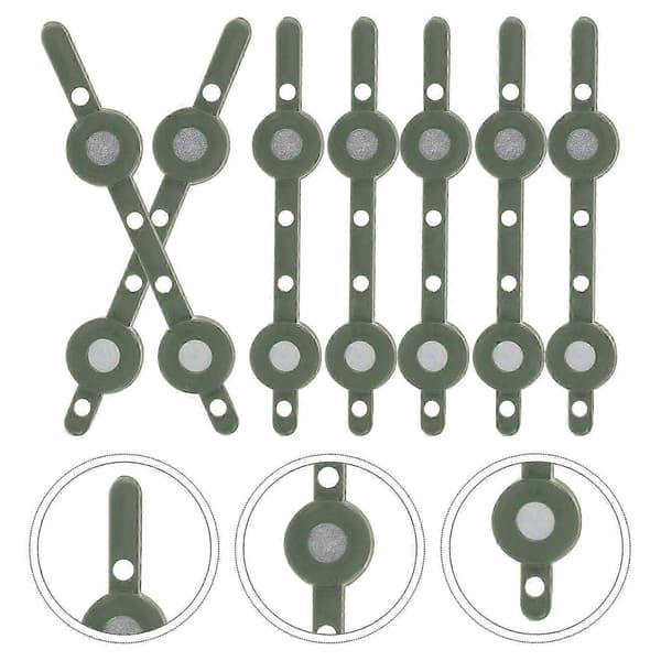 15 par blomsterknapphullsblomst magnetkorsasje magnetisk nålbrosjer DIY-holder IE