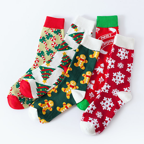 Populära Julstrumpor Ornament Glad Jul Dekoration Strumpa För Hem Julgåva Kamgarn Vinter Varma Tidvattenstrumpor