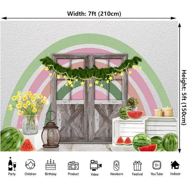 7x5ft Boho Western Farm Barn -tausta rustiikkinen puuovi valokuvaustausta vauvakutsu muotokuva studio rekvisiitta lomajuhlan bannerikoristeet