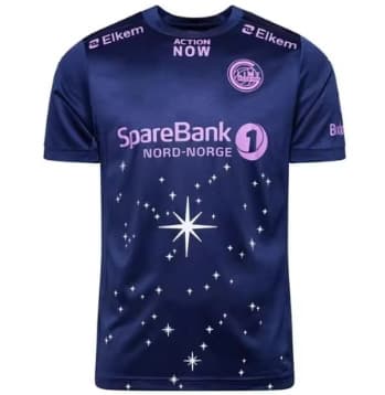 FK Bodø/Glimt Trykt Fodboldtrøje Blå-FF- M