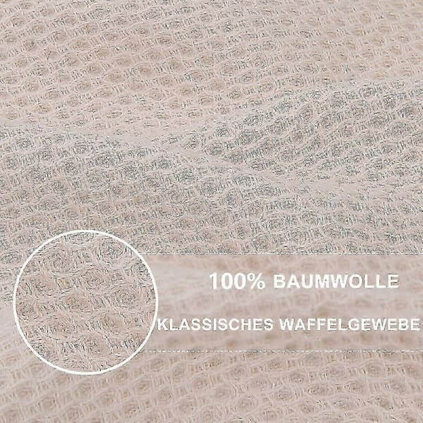 6-pakning 100 % bomullsfrotté kjøkkenhåndklær med hempe – Yvan Apricot 34*73cm