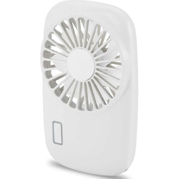 Håndholdt ventilator ventilator Mini bærbar ventilator genopladelig USB lav White