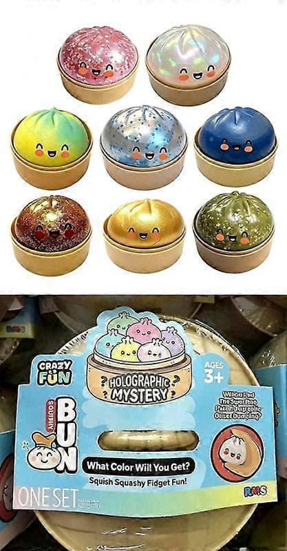 Dumpling Squishy, Dumpling Squishy Mystery, 4 tuuman Jumbo Dumpling Stressipallo Uusi B
