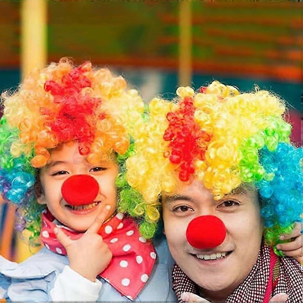 Cosplay Røde Klovnenæser til Fester - 30 Stk. Bløde Skumnæser til Halloween Kostume