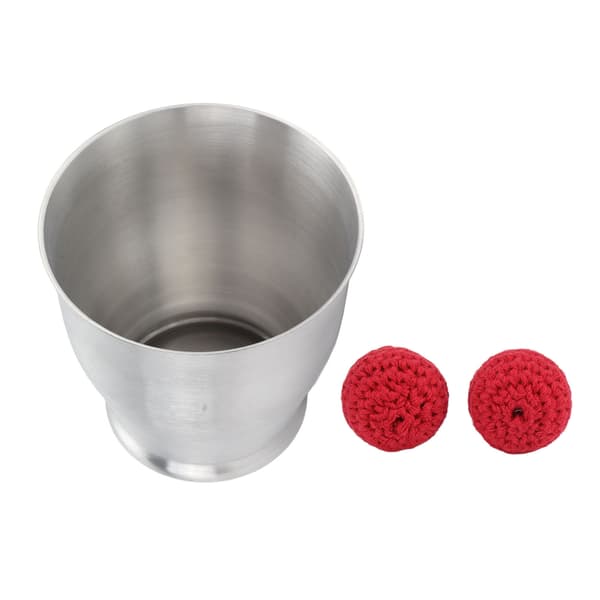 Magnetisme Tricks Kop Røde Bolde Sæt Uendelig Sjov Aluminium Chop Cup til Sceneoptræden Rekvisitter