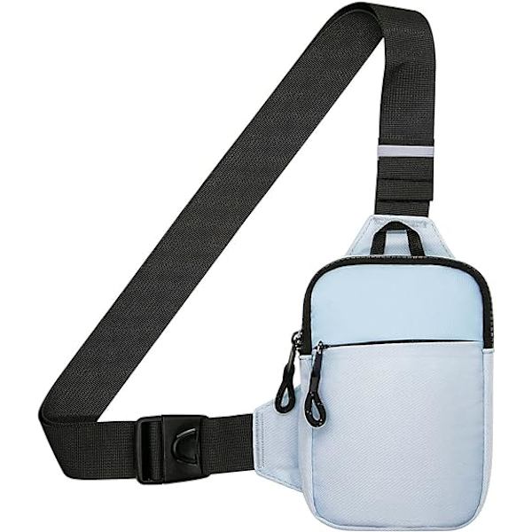 Mini Sling Bag - Miesten ja naisten pieni vedenpitävä crossbody-laukku, rento puhelinrintareppu matkustamiseen ja patikointiin