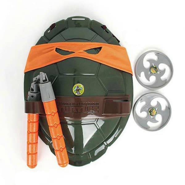 Ninja Turtles Superhelt Cosplay Kostyme Bursdagsgave til barn orange