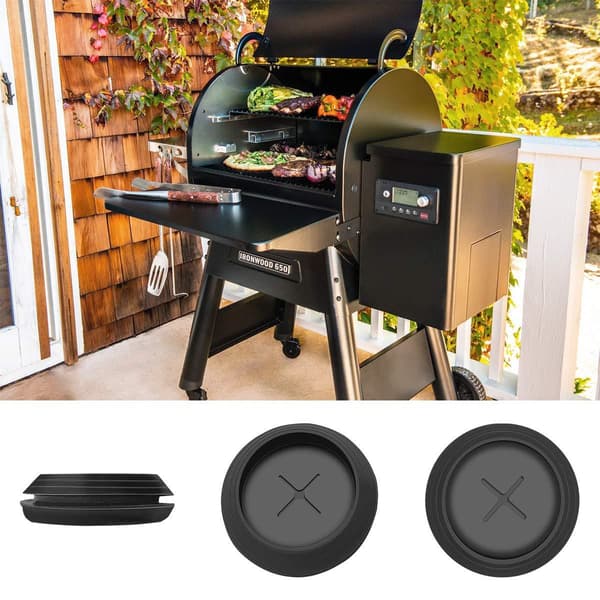 Traeger Kødtermometerpakning Silikoneforseglingsskive, Erstatningstemperatursonde Låsebeholder Gummipude Grilldele
