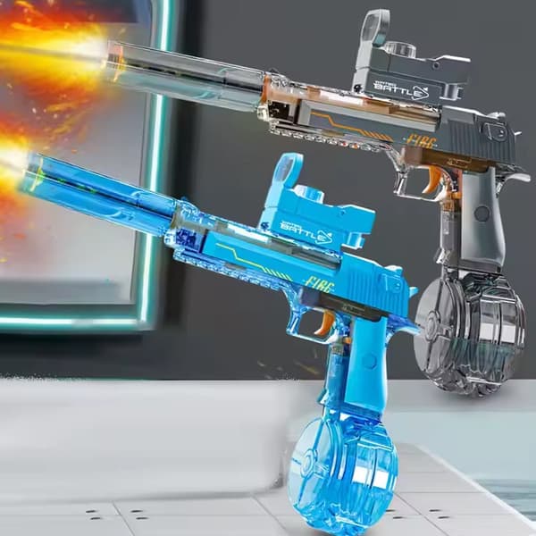 Elektrisk Vandpistol med LED-lys Blå 580